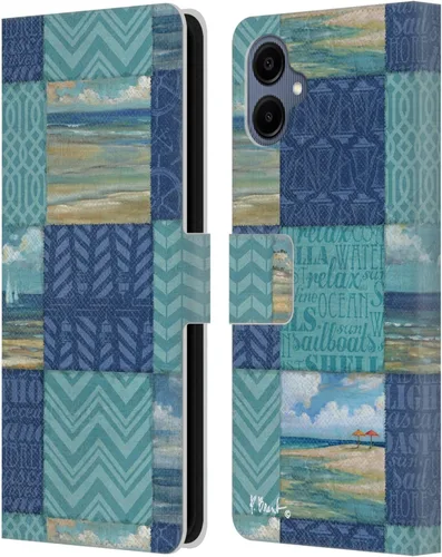 Vista 17 de Head Case Designs Officially Licensed Paul Brent Agate Mermaid Coastal Leather Wallet Case Compatible with Samsung Galaxy A06 4G / 5G
