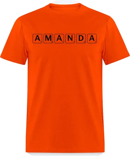 Vista 3 de Scrabble Personalized Shirt, Add Your Own Text, Custom Scrabble Font Shirts, Customized T-Shirts, Custom Scrabble Design Shirt