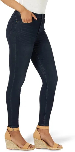Vista 3 de Wrangler Jeans ajustados de talle alto para mujer