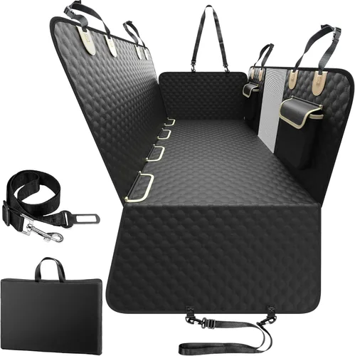 Vista 8 de SHARLOVY - Funda y extensor de asiento trasero para perros grandes, resistente y duradera, ideal para masticadores agresivos. Tipo hamaca, funciona