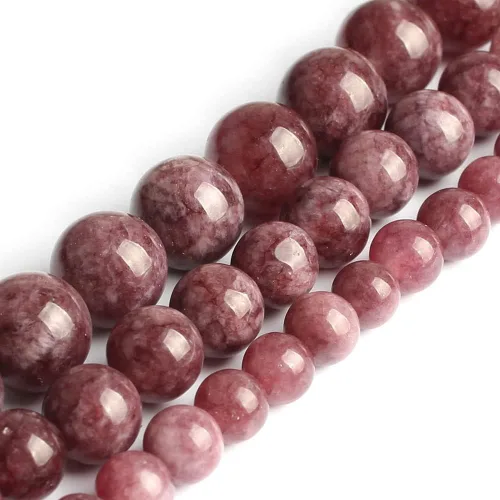 Vista 15 de 60 piezas de cuentas de piedra natural de 15⁄64 pulgadas (6 mm) con cuentas de amazonita de cristal, piedras preciosas para hacer joyería, pulseras