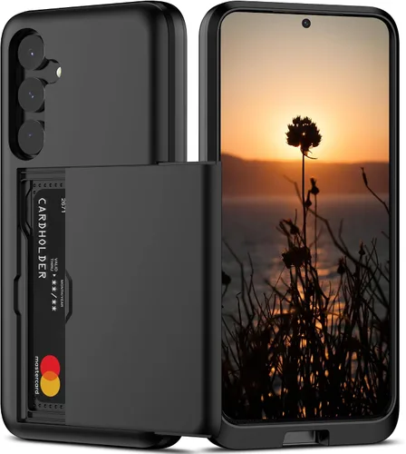 Vista 23 de Nvollnoe Funda para Samsung S23 con tarjetero 5G de 6.1 pulgadas, delgada, de doble capa, resistente, protector para Galaxy S23, funda con ranura