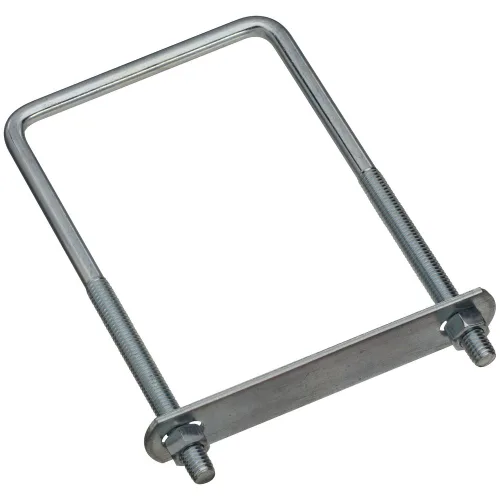 Vista 11 de National Hardware - Perno cuadrado en U de tamaño de madera, #664-3/8" x 3-5/8" x 4", Zinc Tamaño para envolver madera nominal y tubo rectangular