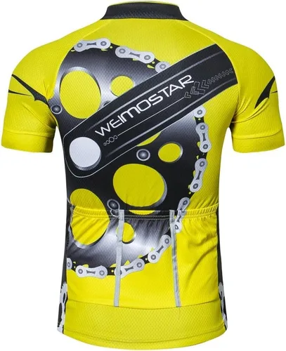 Vista 110 de Weimostar Equipo Bicicletas Hombres Deportes Camisas Cómodo Ciclismo Jersey Juventud Al Aire Libre Bicicleta De Montaña