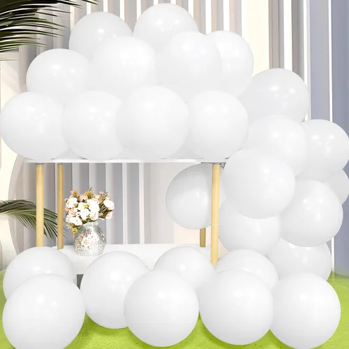 Vista 13 de Firomi - Globos negros de fiesta de 12 pulgadas, paquete de 100 unidades A05-negro