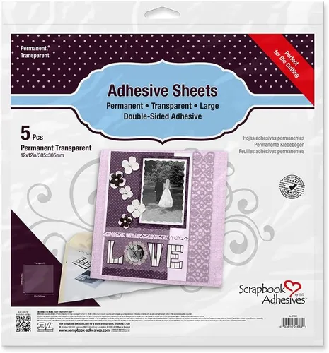 Vista 5 de Hojas adhesivas Scrapbook Adhesives 3L, 4 x 6 pulgadas, paquete de 10