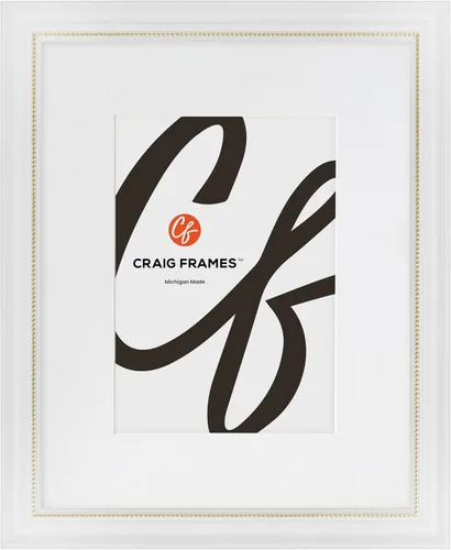 Vista 23 de Craig Frames 314BR - Marco de fotos de bronce adornado de 5 x 7 pulgadas con paspartú para mostrar una foto de 4 x 6 pulgadas Ready to hang with a