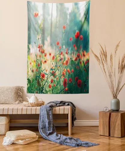 Vista 84 de Ambesonne Tapiz de arte afro, hombre negro fuerte con una corona de trazos impresión de pintura moderna, decoración de tela para colgar en la pared