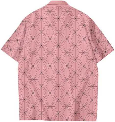 Vista 2 de Camiseta Kamado Nezuko Tanjirou Agatsuma Zenitsu Tomioka Giyuu para hombre, camiseta de anime impresa en 3D