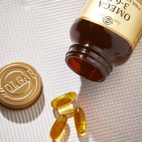Vista 6 de Solgar 1300 mg Omega 3-6-9 - 60 cápsulas blandas - Apoyo para la salud del corazón, las articulaciones y la piel - Sin OMG, sin gluten - 20 porciones