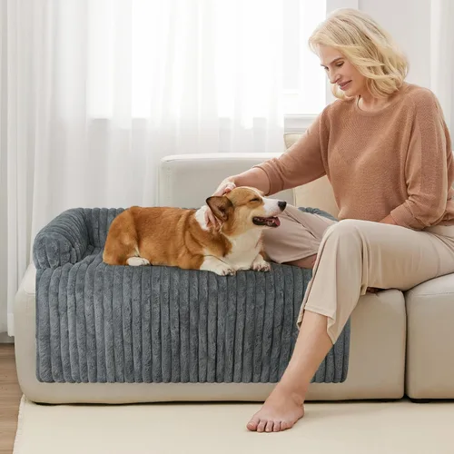 Vista 8 de Wn's Day Cama Lujosa de Sofá para Perros, Funda Calmante Lavable de Sofá para Perros, Protector de Sofá Removible para Perros, Cama de Sofá