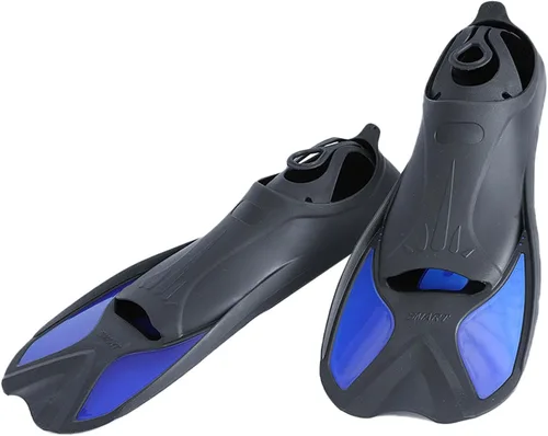 Vista 2 de Aletas cortas de natación, ligeras en peso, aleta de natación corta Snorkel Freestyle Foot Board zapatos de rana aletas cortas de entrenamiento