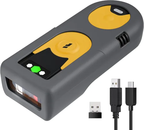 Vista 9 de Inateck Escáner de código de barras Bluetooth 1D Adaptador USB 2.4Ghz, exploración de pantalla, atajos exclusivos, BCST-43