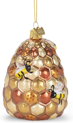 Vista 3 de Kurt S. Adler Adorno de cristal Noble Gems Bee-Hive
