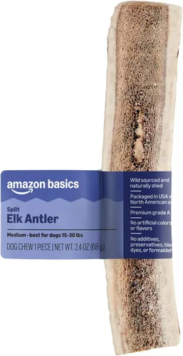 Vista 15 de Marca Amazon – Cuerno de alce dividido Wag, desprendimiento natural, pequeño (mejor para perros de menos de 15 libras)