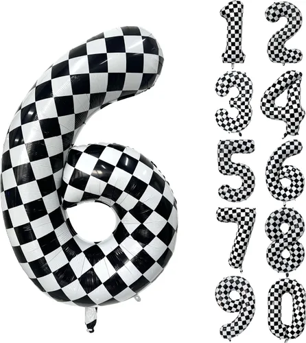 Vista 264 de Globos gigantes de helio de aluminio de 40 pulgadas, color negro, globos digitales grandes del número 0 para decoración de fiesta de cumpleaños