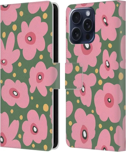 Vista 250 de Head Case Designs Officially Licensed Ninola Ditsy Flowers Yellow Nature Bold Leather Wallet Case Compatible with Samsung Galaxy A07 4G