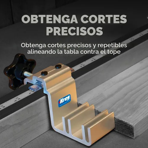 Vista 3 de KREG KMS8000 Trak y paradas de precisión Kit