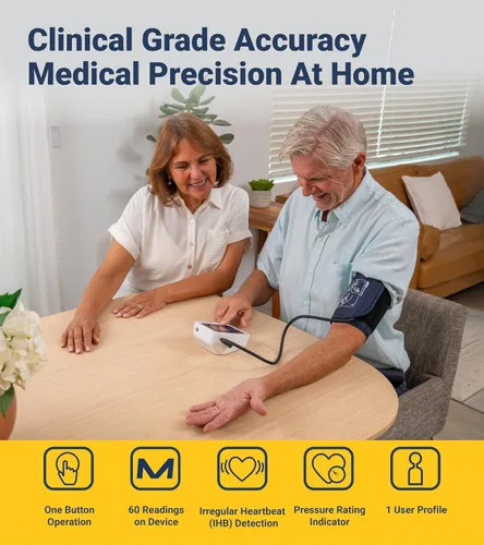 Vista 3 de A&D Medical Monitor de presión arterial para uso doméstico – UA-651SAC – Pequeño tensiómetro de brazo – Brazalete pequeño (16–24 cm / 6.3–9.4”)