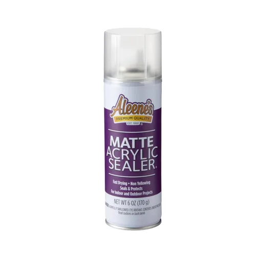 Vista 9 de Aleene's spray acrílico sellador con acabado brillante, 6 oz Transparente - Brillo