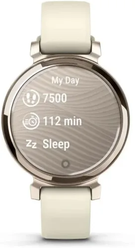 Vista 6 de Garmin Lily 2 (Renovado), reloj inteligente pequeño y elegante, pantalla oculta, lente estampada, hasta 5 días de duración de la batería, color coco