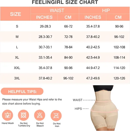 Vista 5 de FeelinGirl Faja moldeadora para mujer con control de abdomen, moldeador de glúteos, pantalones cortos más delgados con envoltura de cintura extraíble