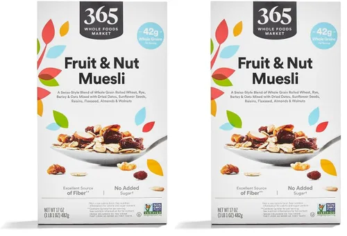 Vista 5 de 365 by Whole Foods Market, Muesli de frutas y nueces, 17 oz