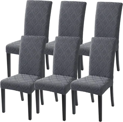 Vista 58 de SearchI Juego de 2 fundas elásticas para sillas Parsons de comedor, fundas elásticas con estampado de elastano, extraíbles, lavables, fundas