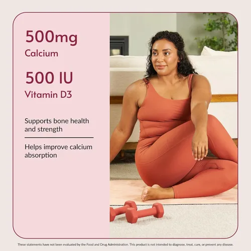 Vista 5 de Bariatric Advantage Citrato de calcio masticable 500 mg - para pacientes de cirugía bariátrica - Tabletas de alta potencia y fáciles de digerir