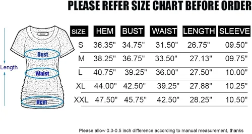 Vista 3 de Ninedaily Camiseta de entrenamiento para mujer, camiseta de yoga de manga corta, estilo casual