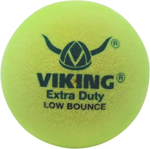 Vista 2 de Viking Pelotas de tenis de plataforma extra resistente, paquete de 3, color amarillo