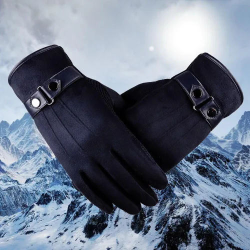 Vista 4 de Guantes de invierno hombres mujeres pantalla táctil Correr guantes frío guantes caliente conducción ciclismo guantes térmica