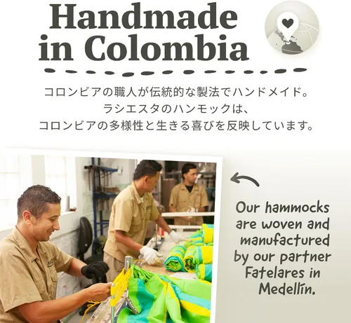 Vista 8 de LA SIESTA Hamaca de flora, transforma tu patio trasero, patio o porche en un oasis de relajación, hamaca de algodón ultrasuave, máximo 440 libras