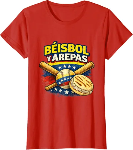Vista 108 de Camiseta Beisbol y Arepas Venezuelas Baseball Pride Team 2026