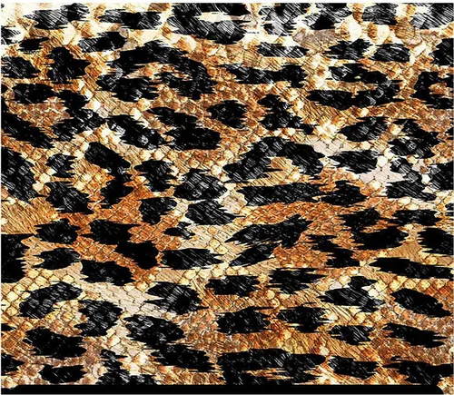 Vista 16 de HTV con estampado de animales (19.66 x 36 pulgadas) - Leopardo arcoíris
