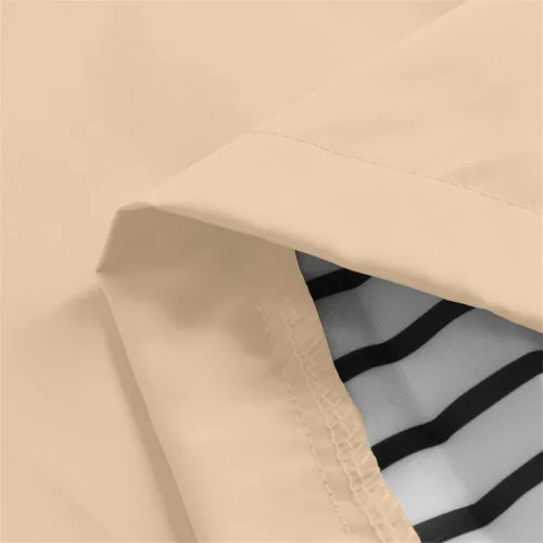 Vista 6 de Moonker Chaqueta impermeable ligera para niños y niñas, rompevientos con capucha, chaqueta impermeable Softshell para otoño para la escuela beige-b