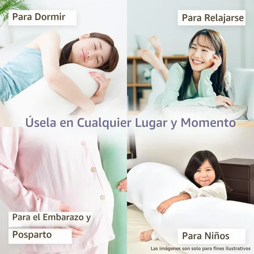 Vista 6 de Comodo Almohada corporal de clase alta (fabricada en Japón / 60 x 20 pulgadas (59.1 x 19.7 in), almohada Dakimakura para dormir de lado