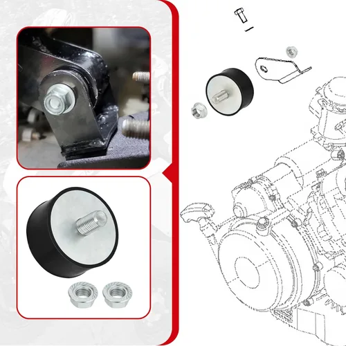 Vista 6 de JAVIK Soporte de motor para Polaris Sportsman 335 400 450 500 1996-2010 Scrambler 500 Magnum 425 500 Trail Boss 325 330 Trail Blazer 330 (2 piezas)