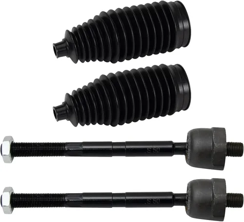 Vista 104 de TRQ Kit de dirección delantera con barra de acoplamiento de fuelle de piñón y cremallera compatible con Toyota Echo 2000-2005