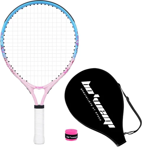 Vista 18 de bo'weiqi Raqueta de tenis para niños de 17"-25" para edades de 2-12 años, raqueta de tenis juvenil ligera para niñas y niños, deportes al aire