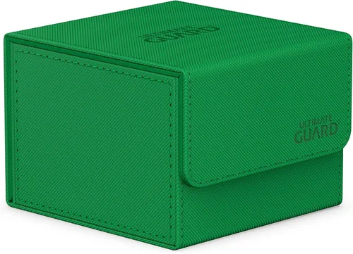 Vista 20 de Ultimate Guard Sidewinder 100+, caja de cubierta para 100 tarjetas TCG de doble manga, gris, cierre magnético y forro interior de microfibra para un