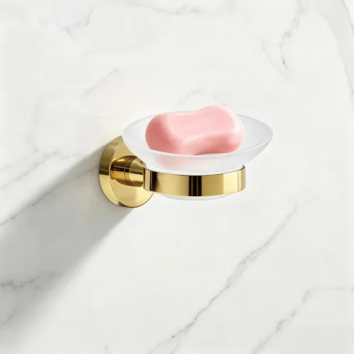 Vista 9 de Jabonera de pared para baño y cocina, acero inoxidable