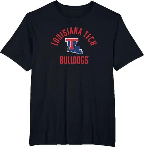 Vista 24 de Louisiana Tech Bulldogs - Camiseta grande, Negro