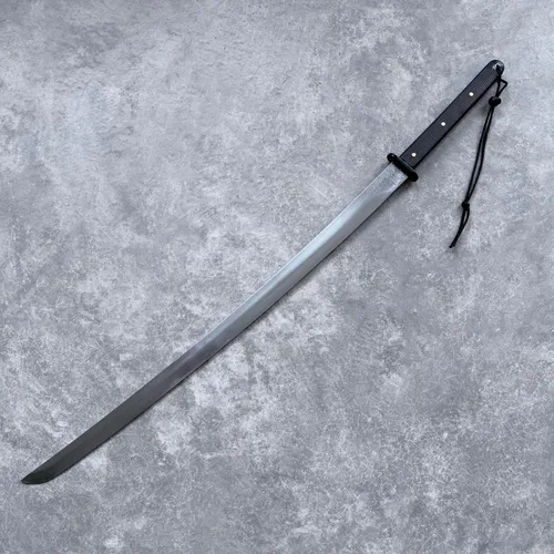 Vista 5 de Espada táctica de 2.3 pulgadas, espada completa, negra, artes marciales