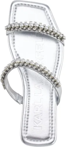 Vista 4 de Karl Lagerfeld Paris womens Payzlee Embellished Flat Sandal