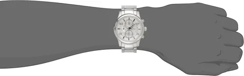 Vista 2 de Guess U0075G3de los hombres masculino Acero Inoxidable Retro reloj cronógrafo