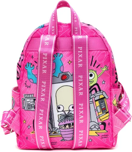 Vista 5 de Monsters Inc. Mochila de nailon de 13", Monsters Inc., Mochilas Tradicionales