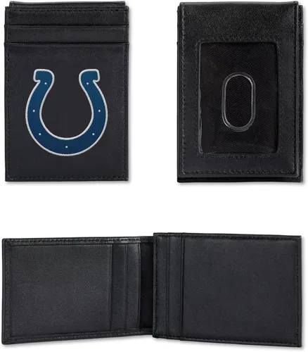 Vista 37 de NFL Rico Industries - Cartera bordada con bolsillo frontal, gran artículo de regalo, San Francisco 49Ers, Bolsillo frontal