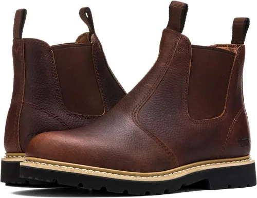 Vista 5 de Botas Chelsea Romeo de Golden Fox para hombre, cómodas y fáciles de poner