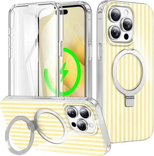 Vista 14 de Funda para iPhone 16 con protector de pantalla-Lotus A25